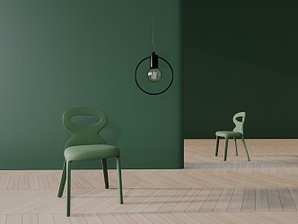 Modern single chair 3d model