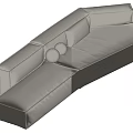 Modern Multiplayer Sofa 3d model