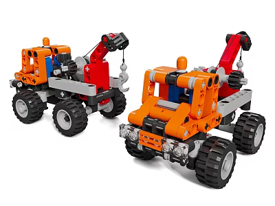 Modern toy car Lego 3d model