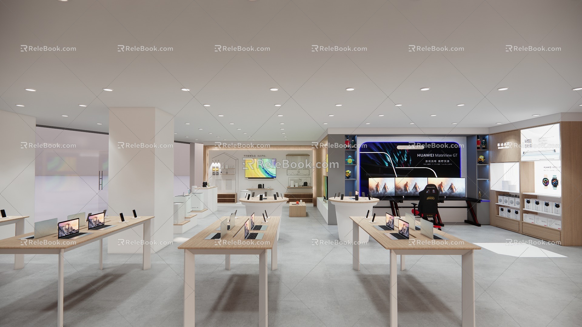 Huawei Experience Store Business Hall Digital Store 3d model