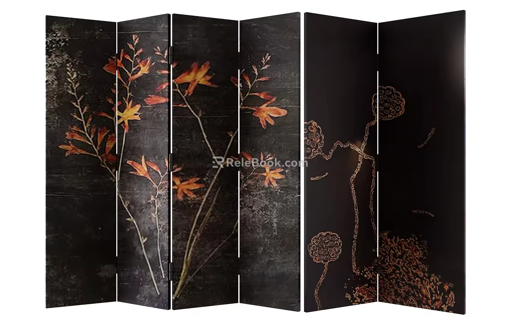Middle Ancient Screen 3d model