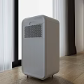 White Air Purifier Daily Use Appliance With Digital Display And Modern Design