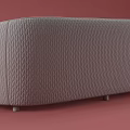Nordic Double Sofa 3d model