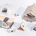 Multiple Camping Tents With Different Designs Outdoor Furniture And Structures
