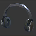 Sleek Modern Over Ear Headphones Design With Wooden Ear Cups And Metal Headband