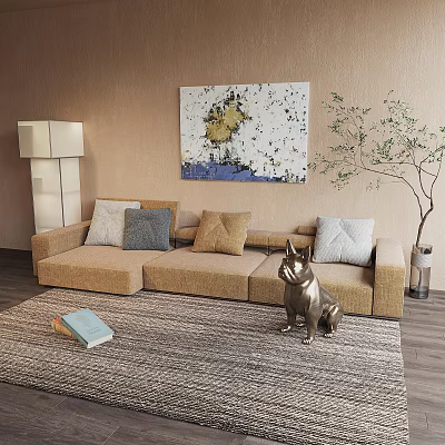 Modern Multiplayer Sofa 3d model