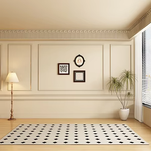 Middle ancient background wall 3d model
