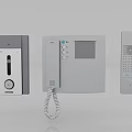 Smart Home Security Machines With Touch Screen Intercom And Camera Doorbell 3d model