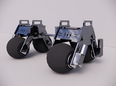 ferromagnetic wall-climbing robot 3d model