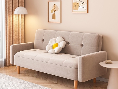 Nordic double sofa double sofa model