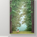 Decorative Painting Landscape Painting Abstract Painting Figure Painting 3d model