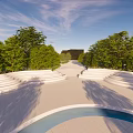 Modern Park 3d model