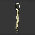 Golden Leaf Shaped Pendant As Stylish Lifestyle Accessory For Daily Use