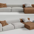 Modern Poliform Multiplayer Sofa 3d model