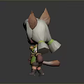 Adorable Cartoon Character Clothing With Green Yellow Outfit Brown Gloves And Boots