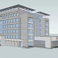 Modern Multi Storey Office Building With Glass Windows And Contemporary Facade