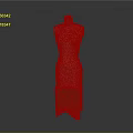 White Body Dress Form Mannequin With Green Base For Clothing