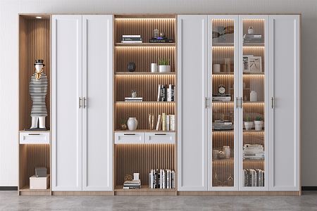 Nordic Bookcase 3d model