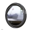 Black Circular Hanging Wall Decor for Modern Home Interior Decoration