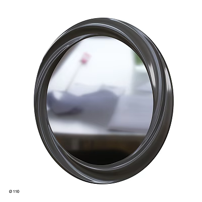 Black Circular Hanging Wall Decor for Modern Home Interior Decoration 3d model