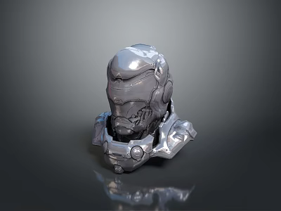 Sci-Fi Helmet Alien Helmet-Helmet High Tech Helmet Game Helmet 3d model