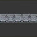 Sci-fi Corridor Sci-fi Capsule Space Capsule Hibernation Cabin Freezing Cabin Rest Cabin Rest Capsule 3d model