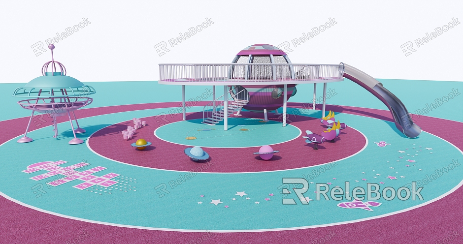 Modern play equipment children's equipment model