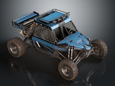 Modern Terrain Vehicle All Terrain Vehicle Toy Vehicle 3d model