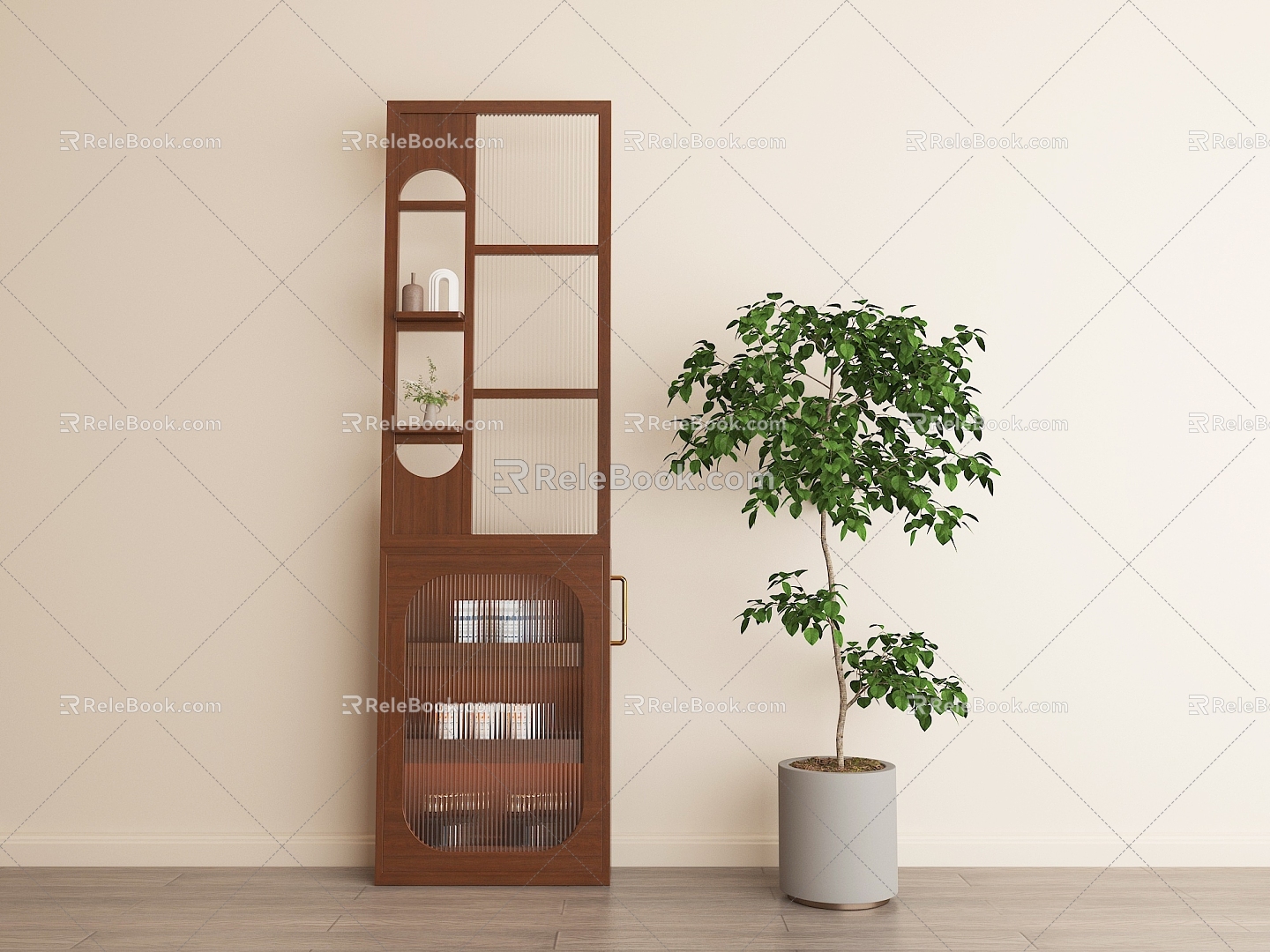 Simple partition cabinet 3d model