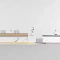 Modern reception desk 3d model