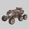 Vehicle 51 combat manned rover armed rover field off-road vehicle combat patrol vehicle motorized assault vehicle assault support vehicle armored detection vehicle 3d model