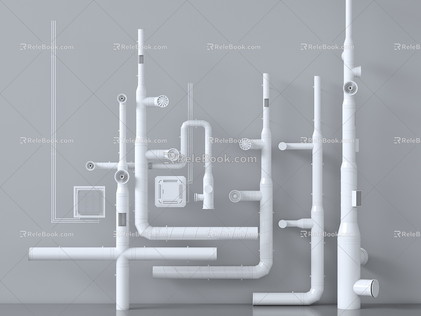 Piping 3d model