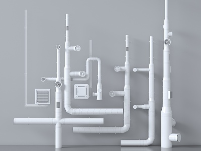 Piping 3d model