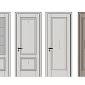 Jane O swing door 3d model