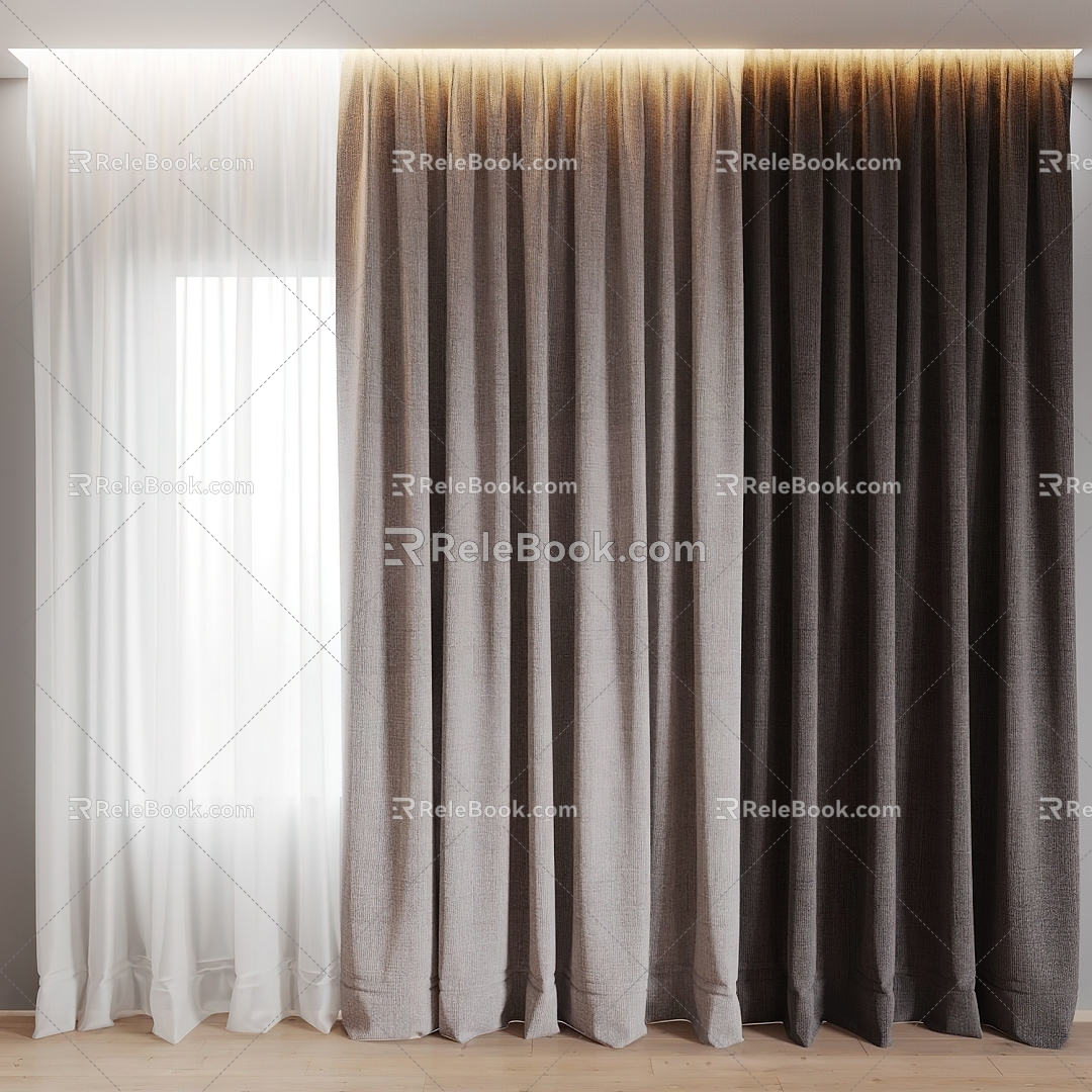 Fabric Curtain model