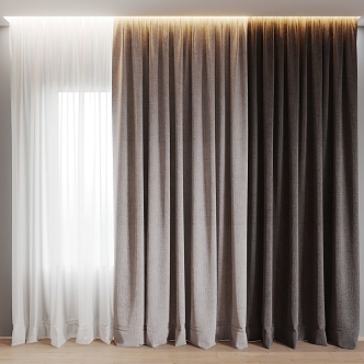 Fabric Curtain 3d model