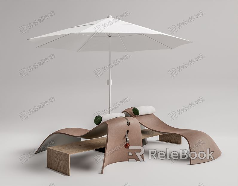 Modern Recliner Outdoor Parasol Recliner Combination model