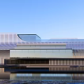 Modern Exhibition Hall Architecture 3d model