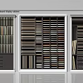 Modern Combined Store Display Cabinets With Multi Tiered Shelves And Organized Storage