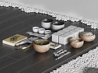 Modern Kitchen Supplies Kitchenware Ornaments 3d model