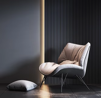 Modern Sofa Chair Leisure Chair 3d model