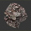 Wood Stone Materials Natural Raw Stones With Various Colors And Different Shapes