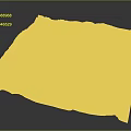 Detailed Natural Landscape Topography Model Featuring River And Mountain Textures