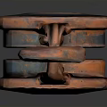 Heavy Duty Industrial Lifting Pulley With Steel Hook And Rotating Wheel Assembly