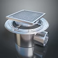 Heavy Duty Industrial Equipment Stainless Steel Drainage System With Grated Cover And Round Base Pipe