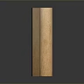 Brown Wavy Decorative Object With Wooden Texture For Modern Home Decor