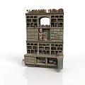 Practical Multi Layer Storage Cabinet With Drawers Shelves And Storage Spaces