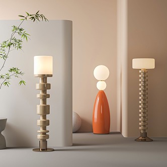 Modern floor lamp 3d model