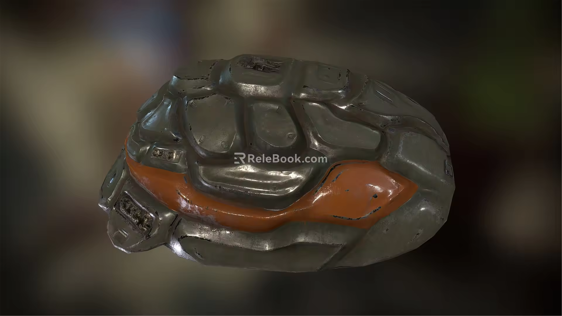 modern turtle shell 3d model