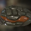 modern turtle shell 3d model